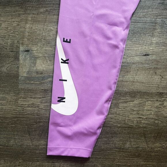 Nike Womens Running Tight Fit Epic Luxe Purple Leggings, Size 1X Swoosh Logo NWT - Picture 10 of 12